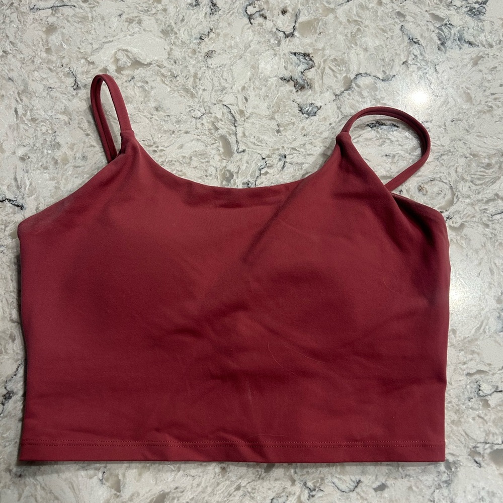 Dark pink tank top